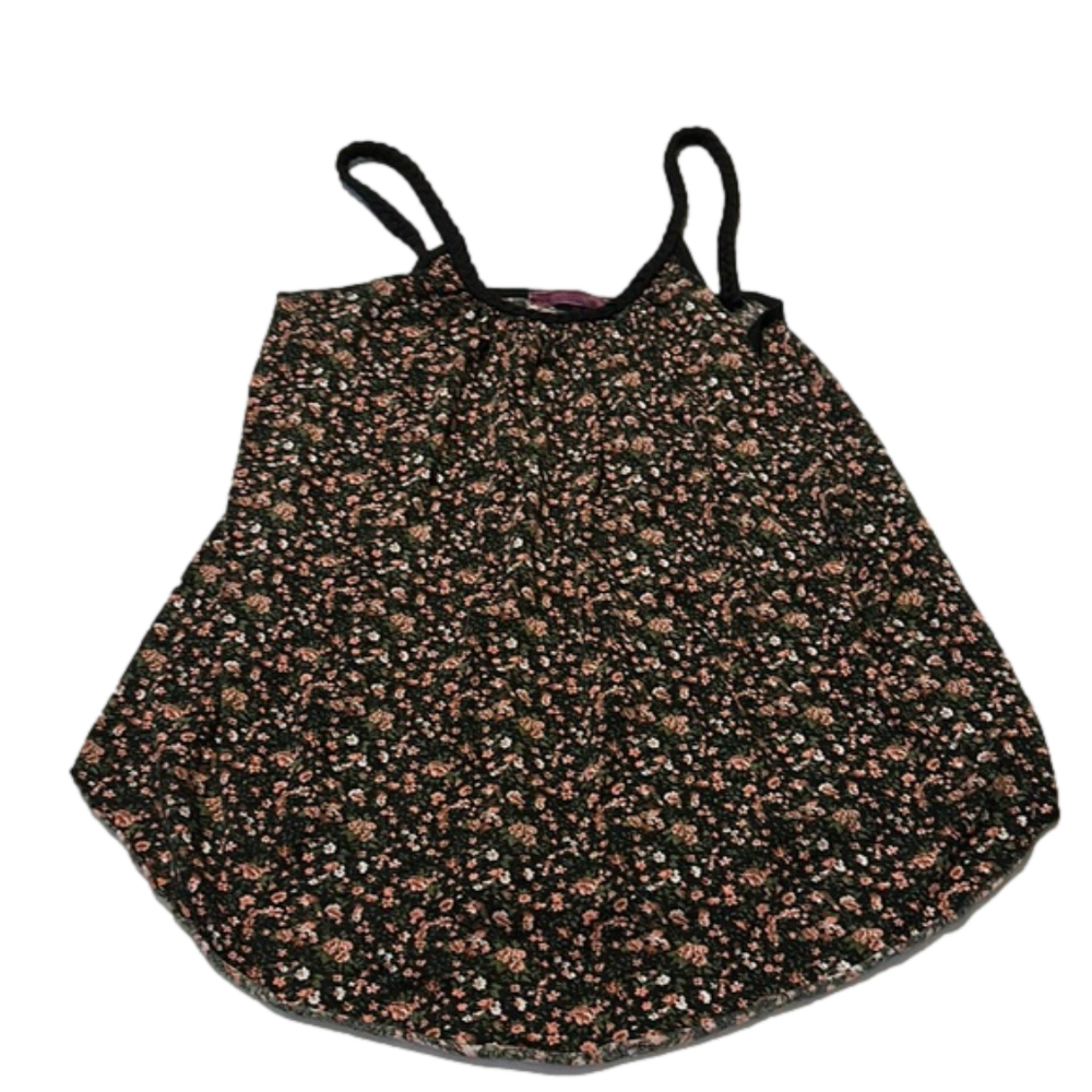 Juliet’s Closet Floral Print Medium Braided Tank Top
